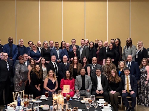 The Superhost team gathered at an annual leadership dinner